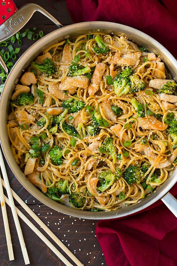 Customizable Sesame Noodles with Chicken & Broccoli: Healthy Meal